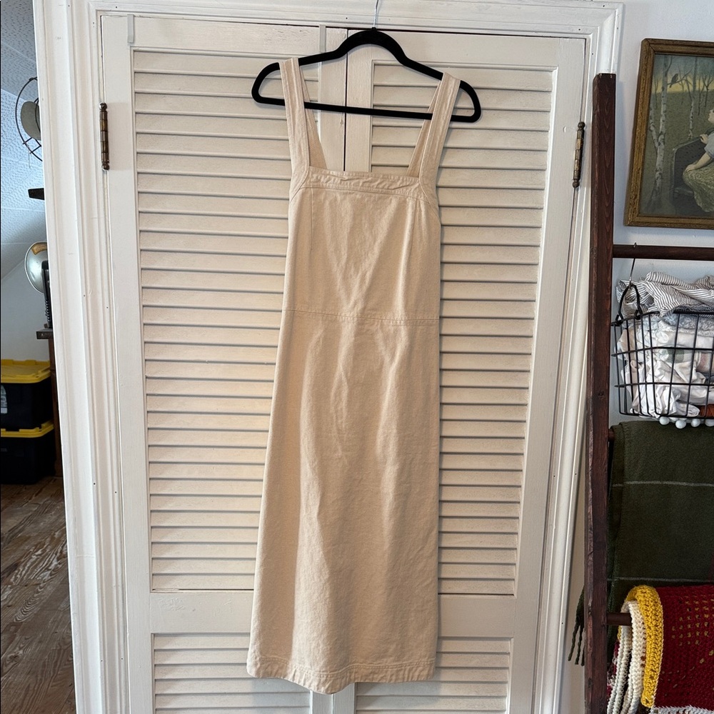 H&M Beige Midi Dress